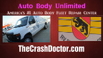corporate fleet vehcile collision paint repair video www.thecrashdoctor.com 